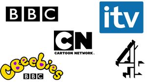 As Seen on BBc, ITV, CBeebies, Channel 4, Cartoon Network